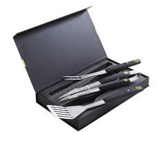 Conjunto de 3 acessórios para churrasco