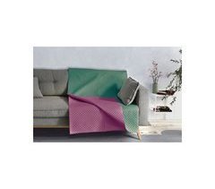 Plaid multiusos GANTE 240x270cm vermelho e verde