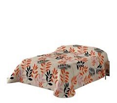 NATURALS - Edredão Nórdico Estampado - RAMO HOJAS