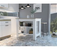 Cala Antibacterial Kitchen Island, superfície antibacteriana