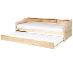 Beliani Cama gavetão Pinho EDERN 105x204