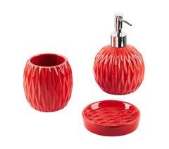 Beliani Conjunto de accesorios de baño BELEM