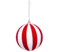 Bola de Natal às riscas
