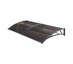Toldo exterior Mellerud  para portas com proteção  policarbonato 240x80