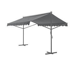 Toldo de pé Selenizza impermeável com manivela manual 500x300