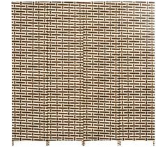 Biombo Separador de Ambientes Fibra de Papel e Madeira de Pinho