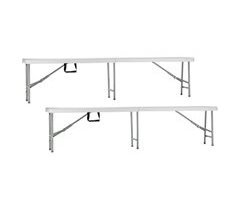 Pack de 2 bancos dobráveis ​​Catering Thinia Home