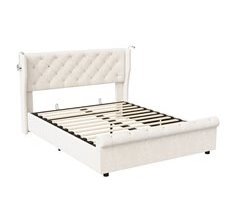 Cama, USB, LED, cama de casal, cama jovem, cama funcional