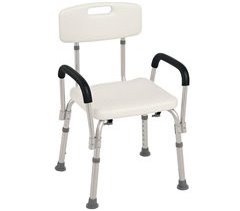 Cadeira para Duche Liga de Alumínio e PE HOMCOM