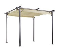 Pérgola de Jardim tecido de aço e poliéster Outsunny 300x300