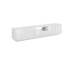 Móvel tv com efeito madeira com luz LED 220