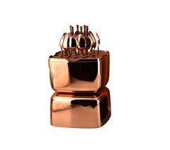 Faqueiro de 24 peças em aço inoxidável marca G9