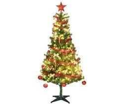 Árvore de Natal Plástico e Aço HOMCOM