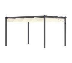 Pérgola Liga de Alumínio, Metal e Poliéster Outsunny 396x296