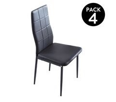  Conjunto de 4 cadeiras de jantar Laia