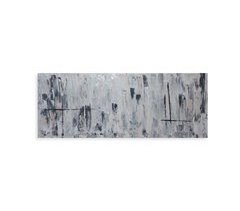 Pintura retangular feita à mão Tempo