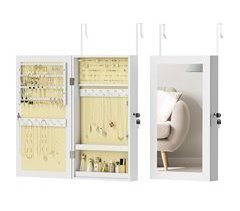 Armário para Joias de Parede MDF HOMCOM, casa - decoração