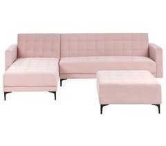 Beliani Sofá cama Terciopelo ABERDEEN