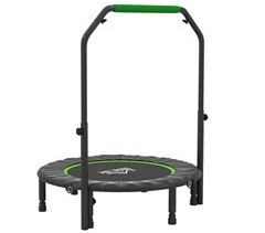 Trampolim Fitness Aço, PP e Oxford HOMCOM