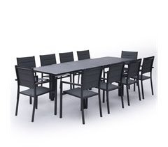 Conjunto de jardim extensível VENEZIA 10 lugares