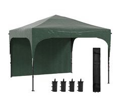Tenda Dobrável Tecido Oxford e Aço Outsunny