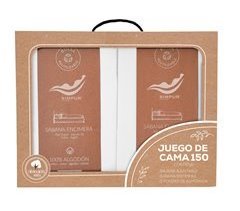 Simpur Conjunto de lençóis de 4 peças em algodão 100%
