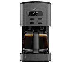 Cecotec Máquina de café de filtro digital, para 12 chávenas, com acabamentos em aço inoxidável e intensificador de aroma.