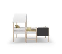 Cama tipo cabana CECILE 90cm com ardósia