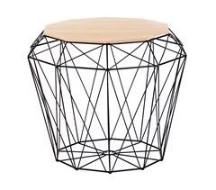 Beliani Mesa auxiliar ELIDA 43x43