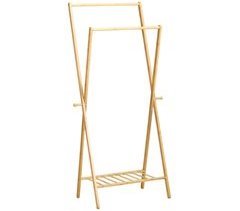 Suporte para Cabides Bambu HOMCOM, casa - mesas
