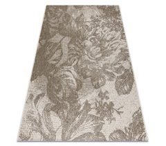 Tapete prumo SIZAL FLOORLUX 20491 FLORES 80x150