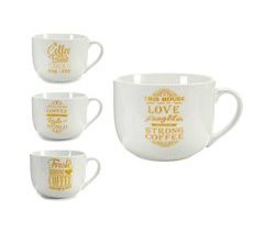 Caneca de café com alça 4 sortidas da coleção VESSIA