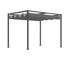 Pérgola com Teto Retrátil Metal e poliéster Outsunny 298x213