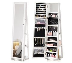 Joalheiro de Pé MDF e Vidro HOMCOM, casa - decoração