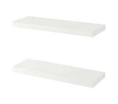 Conjunto de 2 prateleiras flutuantes Stranda MDF/metal 60