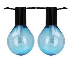Well Home Conjunto de 10 luzes solares quentes para festas com painel de LED