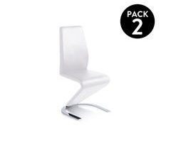 Pack 2 cadeiras de jantar Rin simile leather
