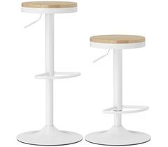 Conjunto de Bancos de Bar Madeira de Pinho e Aço HOMCOM