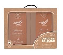 Simpur Conjunto de lençóis de 4 peças em algodão 100%