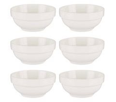 Conjunto de 6 taças para aperitivos em porcelana coleção VESSIA