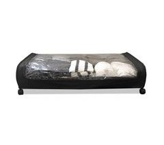 Organizador Round para debaixo da cama – Dobrável com rodas e tampa