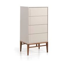 ANGEL CERDA Chiffonier cinzento e nogueira