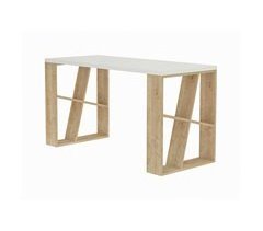 Mesa com efeito de madeira 140x60