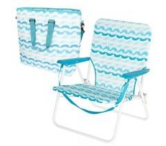 Aktive Pack de 2 cadeiras de praia 5 posições com almofada