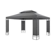 Tenda de receção Lanciano aço poliéster 400x300