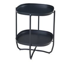 Mesa de jardim Sandefjord com 2 tabuleiros em aço 46x46
