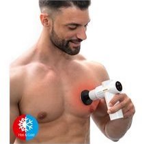 Pistola de Massagem Muscular com Frio e Calor