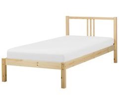 Beliani Cama Madera de pino VANNES 97x209