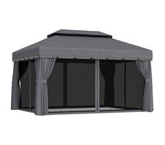 Pérgola Alumínio, Nylon e Poliéster Outsunny