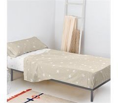 Little star beige jogo de lençol